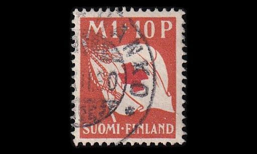 158 o Punainen risti 1mk+10p Hanko x.x.30 (1930)