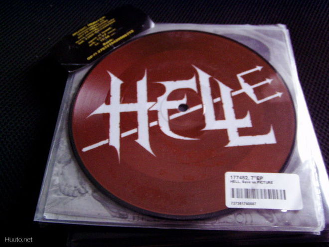 HELL - SAVE US 7'' KUVAVINYYLI UUSI