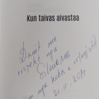 Silvana Berki : Kun taivas aivastaa (signeerattu, tekijän... - pikkukuva 3