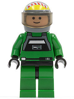 Lego Figuuri - Rebel Pilot A-wing ( Star Wars ) 2006