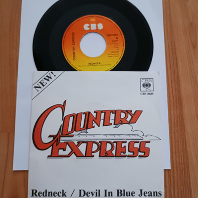 Country Express – Redneck 7" ps orig 1980 uusi
