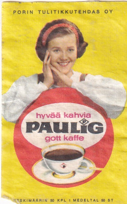 Paulig. hyvää kahvia, gott kaffe  , s77