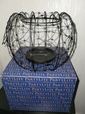 Partylite musta metalli kurpitsa somiste