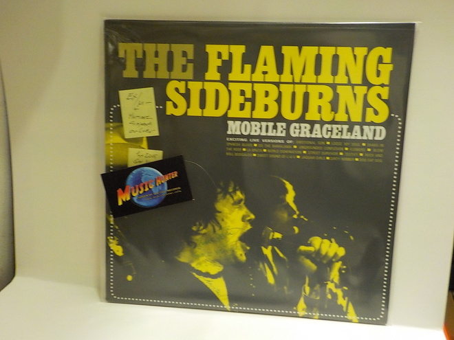 THE FLAMING SIDEBURNS - MOBILE GRACELAND EX/M- LP