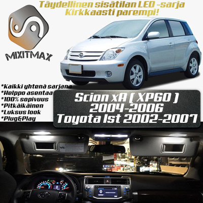 Scion xA / Toyota Ist Sisätilan LED-sarja 5-osai
