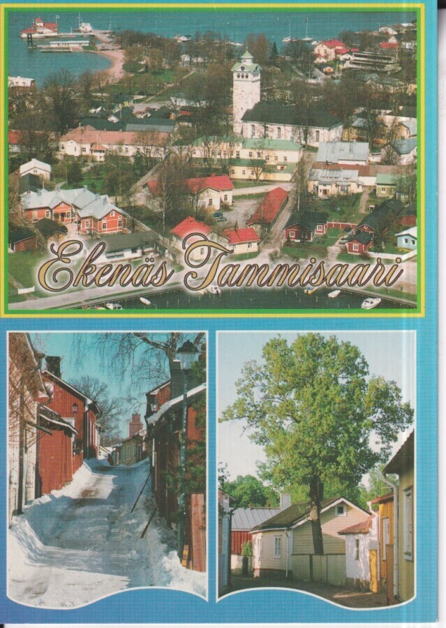 Ekenäs - Tammisaari sommitelmakortti .  b677