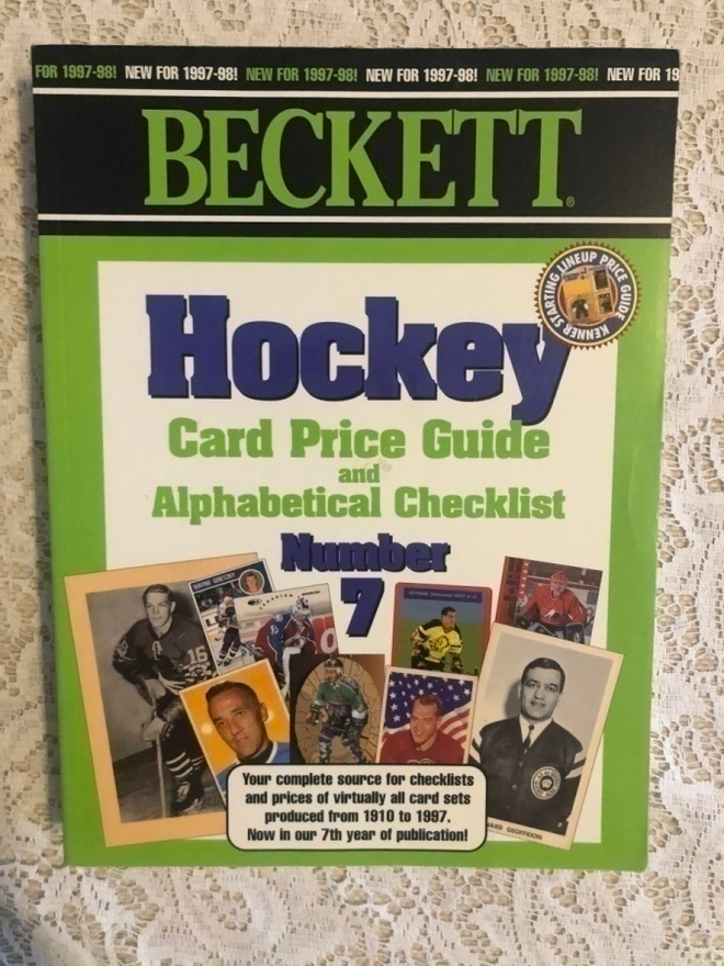 Beckett Hockey Card Price Guide. 1997.