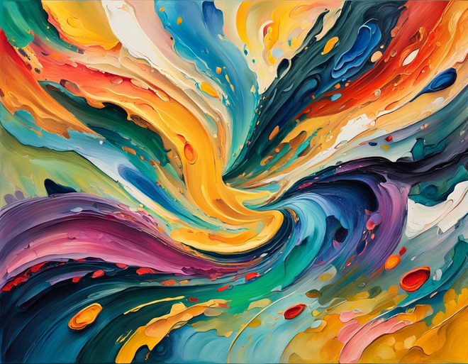Uusi Abstrakti alumiinitaulu 30 cm x 40 cm