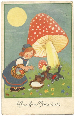 Helga Sjöstedt: Pääsiäiskortti