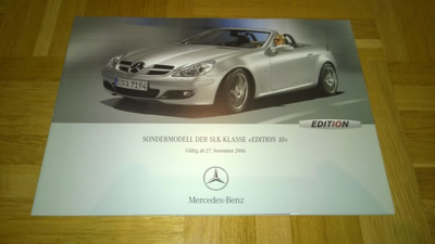 Esite Mercedes R171 SLK "Edition 10", 2006