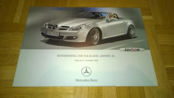 Esite Mercedes R171 SLK "Edition 10", 2006