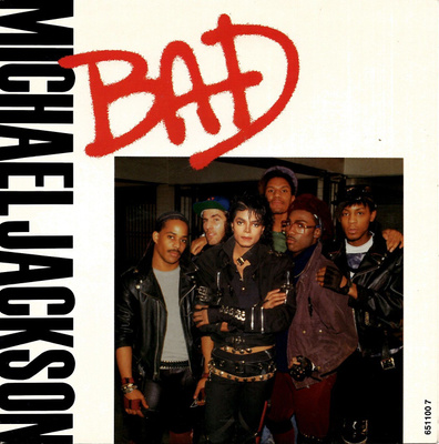 MICHAEL JACKSON: Bad / I Can't Help It 7" kannet