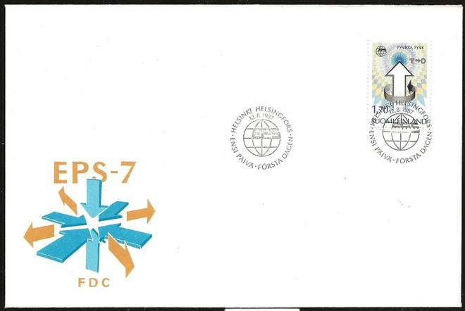 1987 FDC 1,70mk Fysiikka
