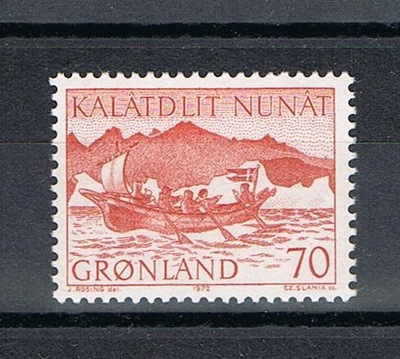 Grönlanti 1972 - Postisoutu  ++