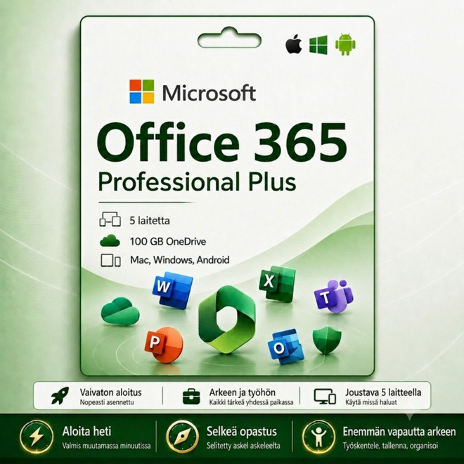 Office 365 Pro Plus | Elinikäinen tili