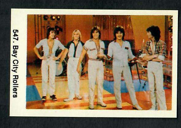 Keräilykuva - Bay City Rollers 547.