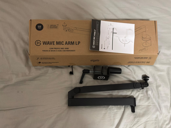 Elgato Wave Mic Arm LP -matalaprofiilinen mikrofoniteline