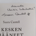 Saara Cantell : Kesken jääneet hetket (signeerattu, tekij... - pikkukuva 3