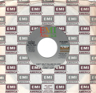 Corey Hart: Can't Help Falling In Love PROMO 7"