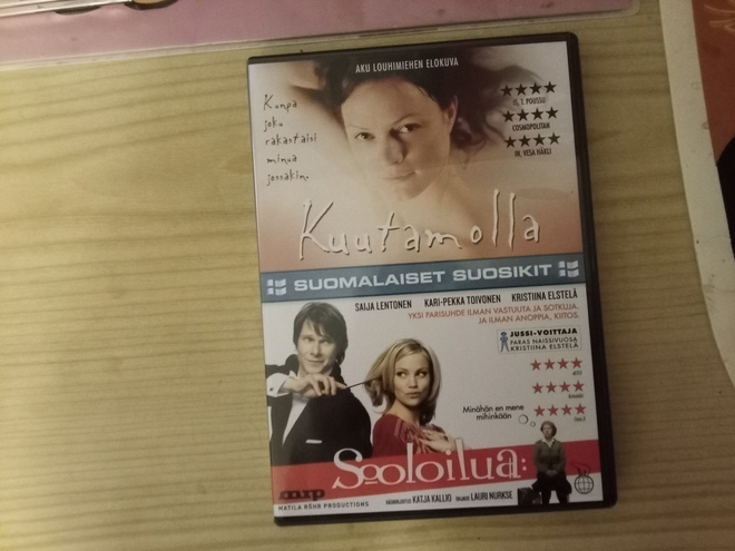 2 DVD levyä kuutamolla ja sooloilua