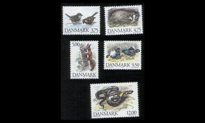 Tanska 1086-90 ** Tanskalaisia eläimiä (1994)