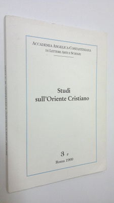 Gaetano Passarelli : Studi sull'Oriente Cristiano 3,2