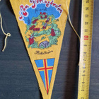 ÅLAND KASTELHOLM VINTAGE PIENI MATKAILUVIIRI - pikkukuva 1