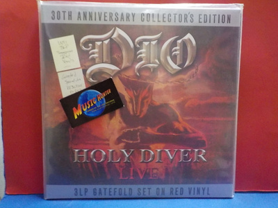 DIO - HOLY DIVER LIVE UUSI GATEFOLD EU 2013 3LP
