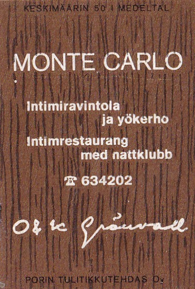 MONTE CARLO  O & K Grönvall    4/11