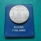 10 mk hopea juhlaraha U.K. Kekkonen - 1975 - pikkukuva 2