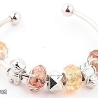 650 .. Käsityönä Tehdyt Lampwork Taidelasi .. Rannekoru - pikkukuva 1