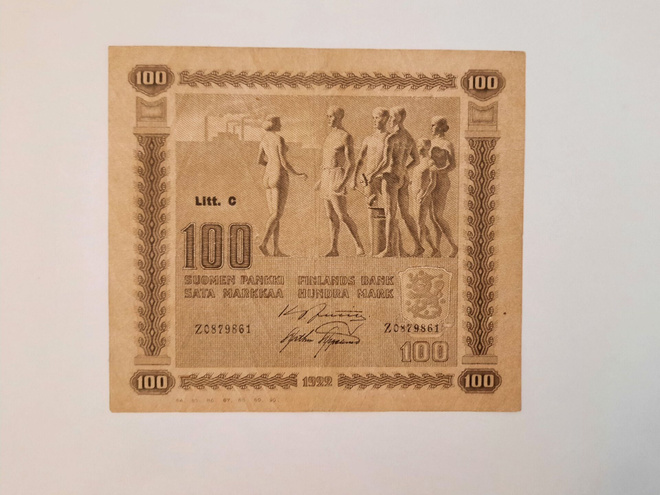 100 mk litt c 1922