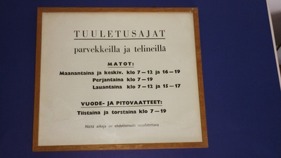 Taloyhtiön OHJEISTUS TAULU Kieltotaulu