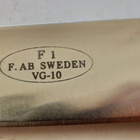 VANHA Fällkniven F1 VG-10 Selviytymisveitsi Ruotsi /Japani - pikkukuva 3