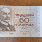 50 markkaa v. 1977, taittamaton - pikkukuva 1