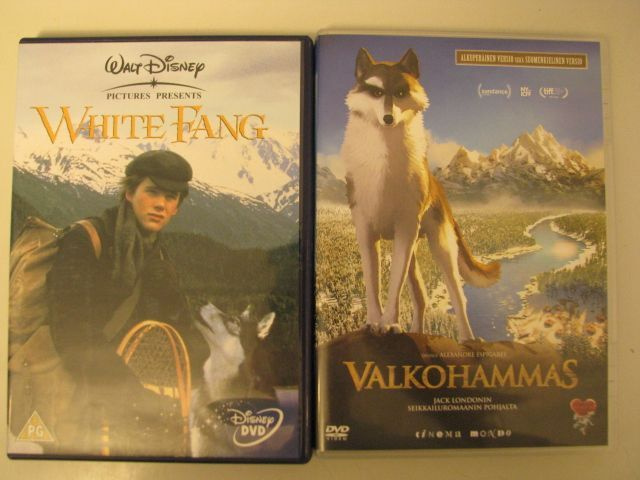 VALKOHAMMAS - White Fang + animaatio-versio  (Ethen Hawke )