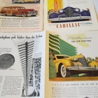 Vanhoja auto mainoksia Chevy Cadillac Ford Pontiac Mercury - pikkukuva 1