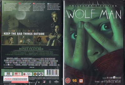 wolf man (52 126) UUSI -FI- DVD 2025 -
