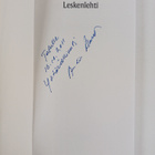 Anna-Liisa Alanko : Leskenlehti : runoja (signeerattu, te... - pikkukuva 3