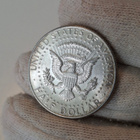 Kennedy half dollar 1964. Hopeaa - pikkukuva 2