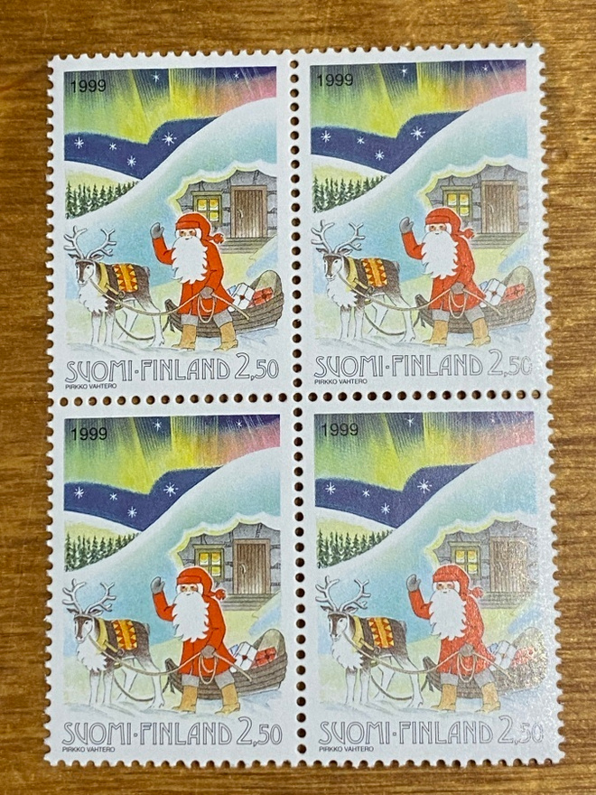 JOULU 2,50MK 1999 NELIÖ**