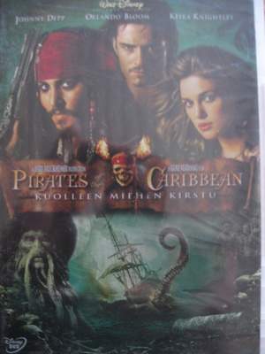 PIRATES OF THE CARIBBEAN : KUOLLEEN MIEHEN KIRSTU DVD UUSI