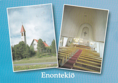KIRKKOKORTTI - ENONTEKIÖN KIRKKO - 3