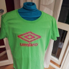 Umbro vihreä pinkki t-paita kokoa 40 - pikkukuva 1