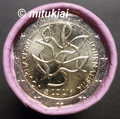 Suomi 2 euro 2021 juhlaraha Journalismi, UNC