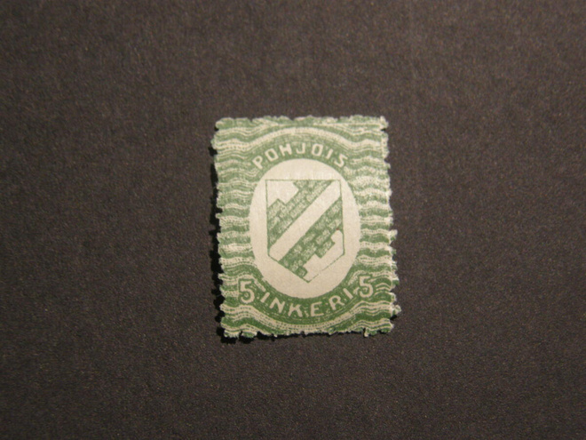 POHJOIS INKERI 1920 L 1+4   5 + 50p *