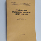 Veikko Kerkkonen : Etelä-suomen kaupunkien kruununverot 1... - pikkukuva 1