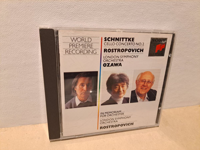 Schnittke:Cello concerto No.2 etc.-Rostropovich/Ozawa CD