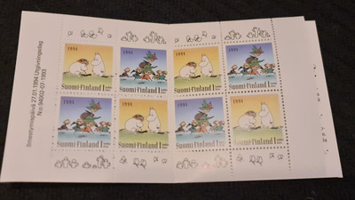 POSTIMERKKIVIHKO # MUUMIT ( 8X 1LK )  1994