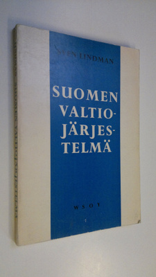 Sven Lindman : Suomen valtiojärjestelmä